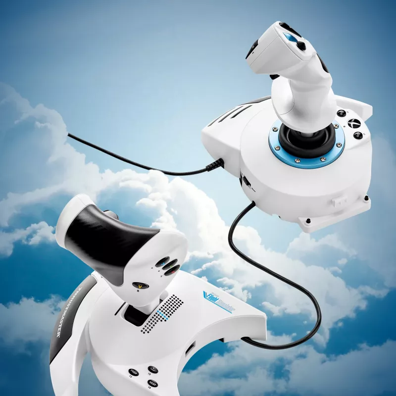 Joystick Thrustmaster T.Flight Hotas One Microsoft Flight Simulator Edition USB nero bianco
