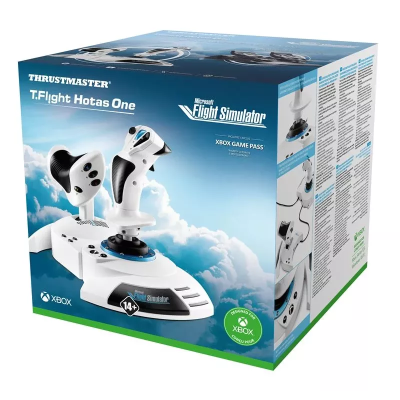 Joystick Thrustmaster T.Flight Hotas One Microsoft Flight Simulator Edition USB nero bianco