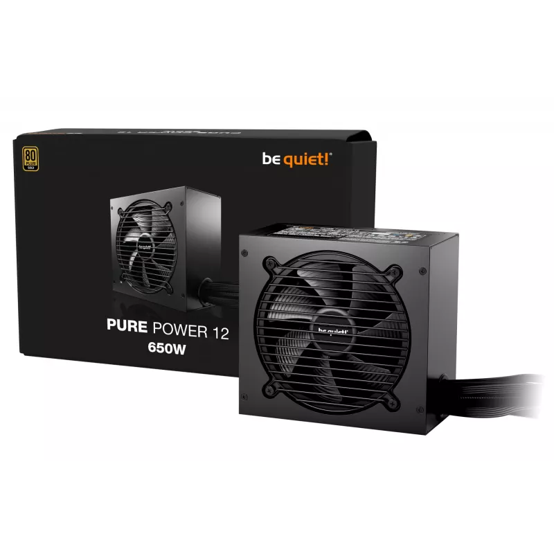 be quiet PURE POWER 12 650W alimentatore 20+4 pin ATX ATX nero