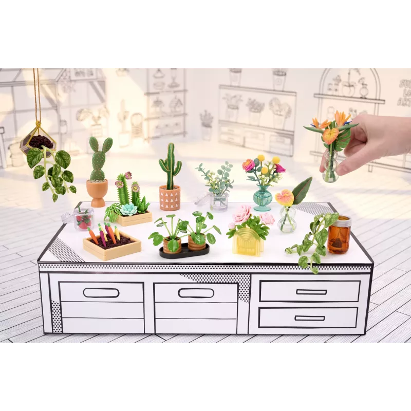 Miniverse - Make It Mini Botanicals, 8 anni, multicolore, plastica