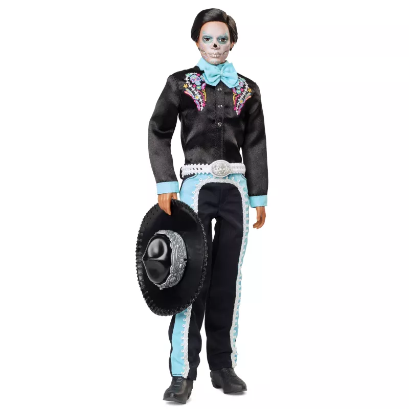 Bambola moda Mattel Barbie Ken Dia de Muertos multicolore 3+