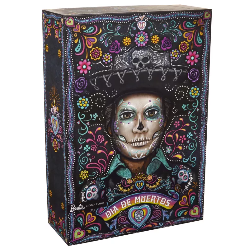 Bambola moda Mattel Barbie Ken Dia de Muertos multicolore 3+