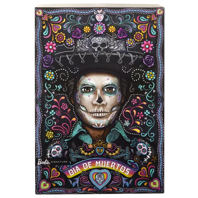 Bambola moda Mattel Barbie Ken Dia de Muertos multicolore 3+