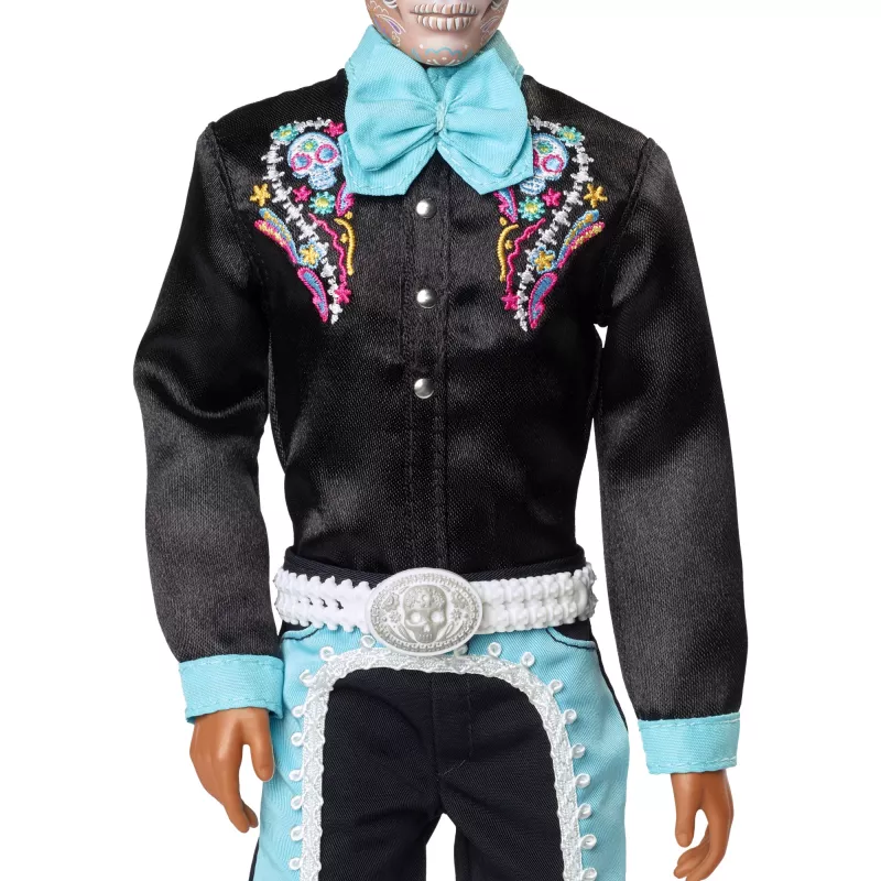 Bambola moda Mattel Barbie Ken Dia de Muertos multicolore 3+