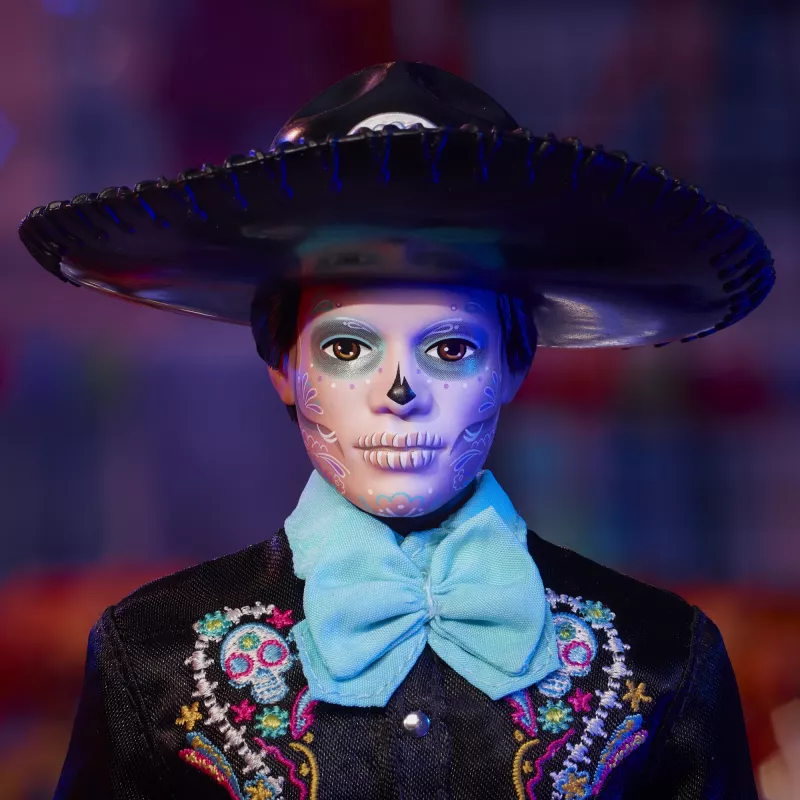 Bambola moda Mattel Barbie Ken Dia de Muertos multicolore 3+