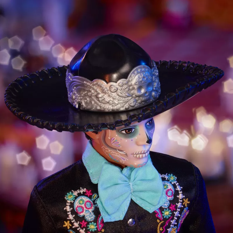 Bambola moda Mattel Barbie Ken Dia de Muertos multicolore 3+