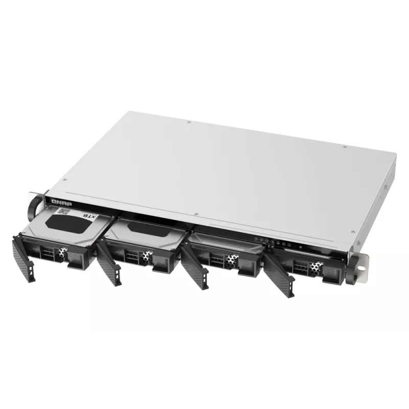 QNAP TS-433eU NAS Rack (1U) Cortex-A Cortex-A55 4 GB 0 TB QNAP Turbo System nero