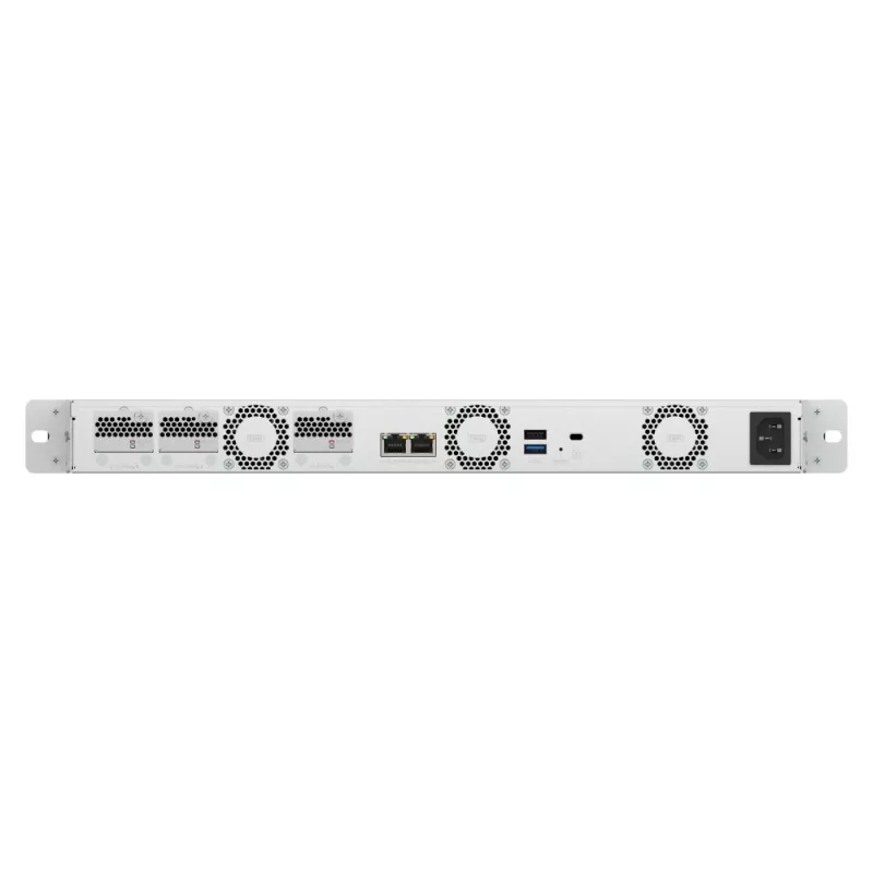 QNAP TS-h765eU NAS Rack (1U) Intel Atom® 8 GB DDR5 QuTS hero Black, grigio