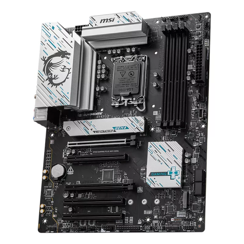 Scheda madre MSI B760 GAMING PLUS WIFI DDR4 Intel B760 LGA 1700 ATX