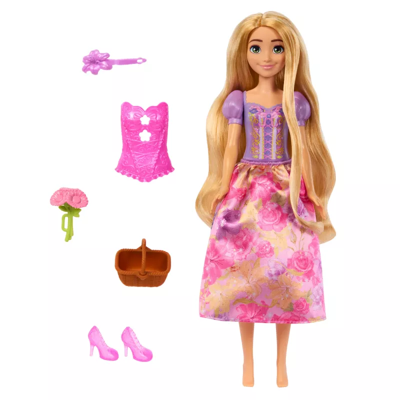 Mattel Disney Princess HTV86 set bambola fashion Rapunzel
