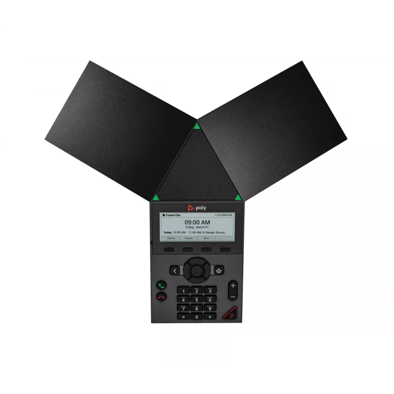 HP Poly Trio 8300 849A0AA telefono per conferenze IP, PoE, Wi-Fi, Bluetooth, USB, LCD da 3,5"