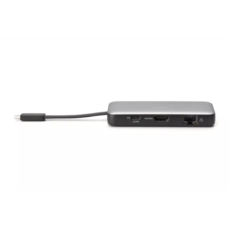 Docking station da viaggio DIGITUS USB-C, 7 porte - HDMI / 2x USB-A 3.2 Gen 1 / GbE / SD / MicroSD - 100W USB-C Power Delivery