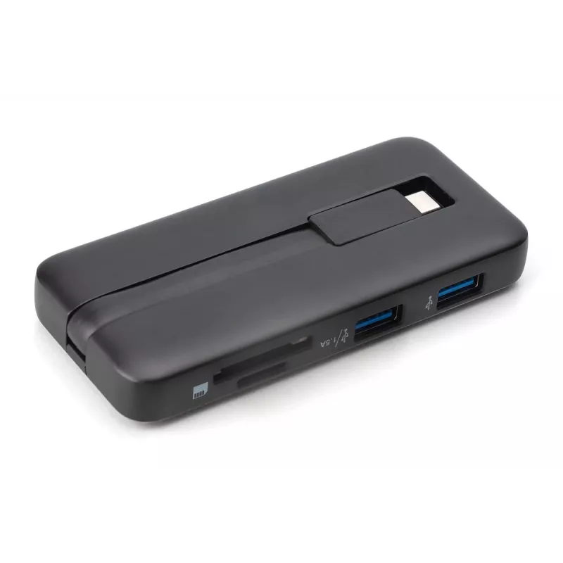 Docking station da viaggio DIGITUS USB-C, 7 porte - HDMI / 2x USB-A 3.2 Gen 1 / GbE / SD / MicroSD - 100W USB-C Power Delivery