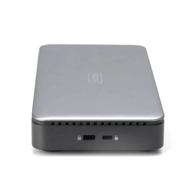 Docking station DIGITUS USB-C, 11 porte - 2x HDMI / DP / 2x USB-A 3.2 Gen 2 / USB-C 3.2 Gen 2 / GbE / SD / MicroSD / presa DC - max. 150 Watt / 3,5 mm