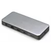 Docking station DIGITUS USB-C, 11 porte - 2x HDMI / DP / 2x USB-A 3.2 Gen 2 / USB-C 3.2 Gen 2 / GbE / SD / MicroSD / presa DC - max. 150 Watt / 3,5 mm