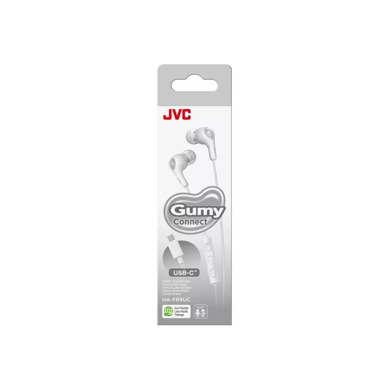 JVC HA-FR9UC cuffie con filo in ear chiamate/musica USB Type-C bianco