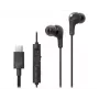 JVC HA-FR9UC cuffie auricolari cablate, USB-C, driver da 9,2 mm, microfono e telecomando in linea, 1,2 m, nere