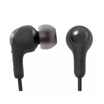 Auricolari cablati JVC HA-FR9UC con USB-C, driver da 9,2 mm, microfono e comandi in linea, cavo da 1,2 m, nero
