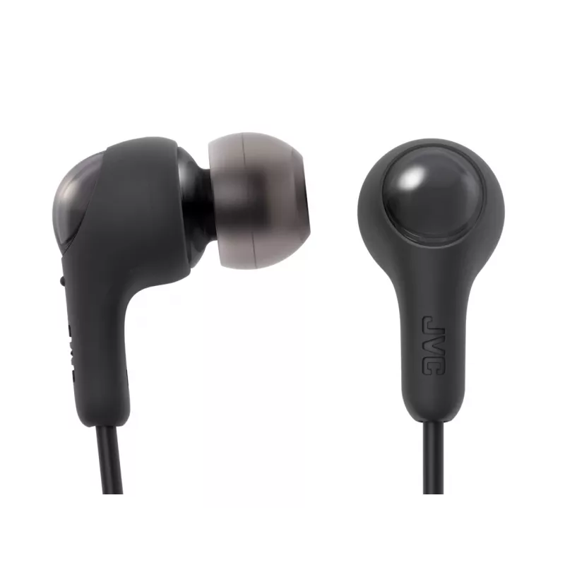 JVC HA-FR9UC cuffie auricolari cablate, USB-C, driver da 9,2 mm, microfono e telecomando in linea, 1,2 m, nere