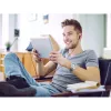 JVC HA-FR9UC cuffie auricolari cablate, USB-C, driver da 9,2 mm, microfono e telecomando in linea, 1,2 m, nere