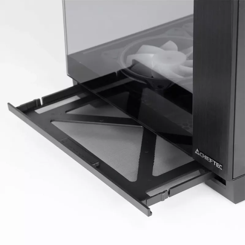 Chieftec Visio GM-30B-TG-OP nero vetro temperato x 2 cubo nero