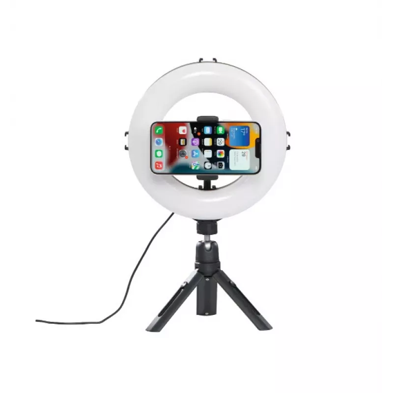 Hama SpotLight Smart 80 II luce ad anello LED, set per smartphone, con mini treppiede