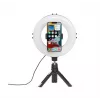 Hama SpotLight Smart 80 II luce ad anello LED, set per smartphone, con mini treppiede