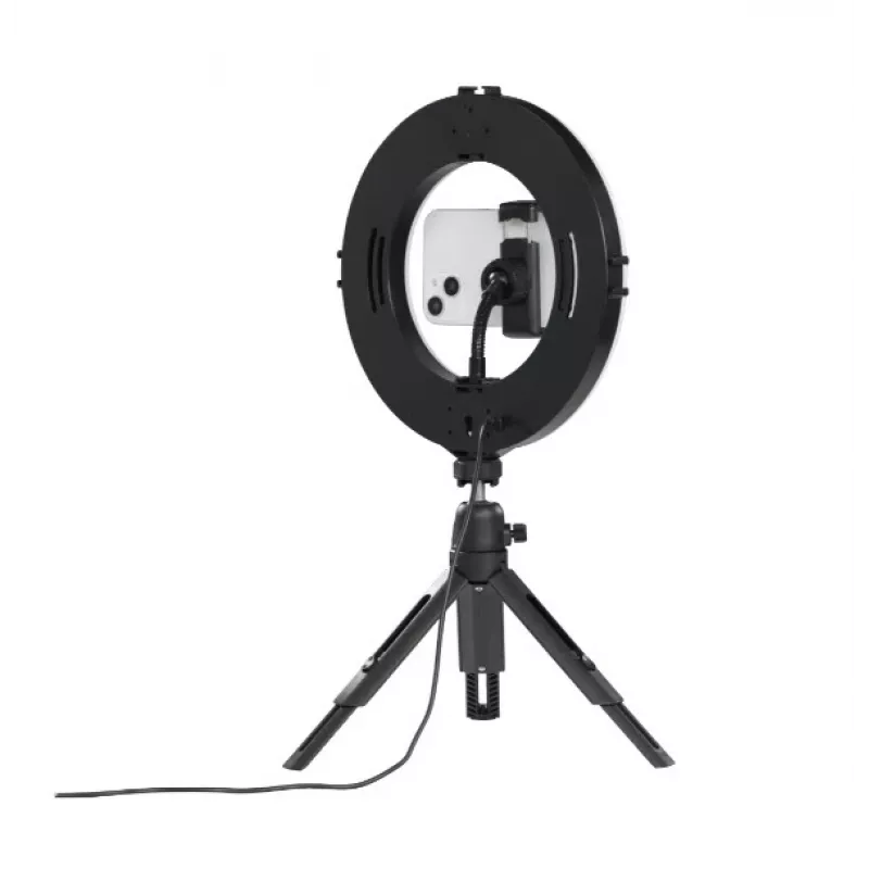 Hama SpotLight Smart 80 II luce ad anello LED, set per smartphone, con mini treppiede