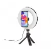 Hama SpotLight Smart 80 II luce ad anello LED, set per smartphone, con mini treppiede