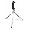 Hama Fancy 2in1 mini treppiede per cellulare e fotocamera (¼), treppiede da viaggio, 16 cm, argento