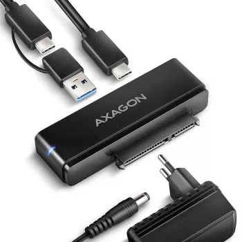 Axagon ADSA-FPX USB-C 10Gbps FAST PORT X adattatore per SSD/HDD da 2,5