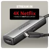 Axagon RVC-HI8KPD, adattatore USB-C -> HDMI 2.1, 8K/60Hz, 4K/144Hz, HDR10+, PD100W