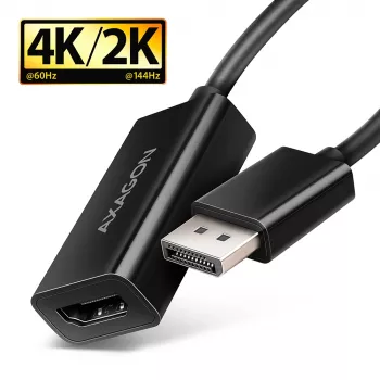 Axagon RVD-HI20N adattatore DisplayPort -> HDMI 2.0b, 4K/60Hz