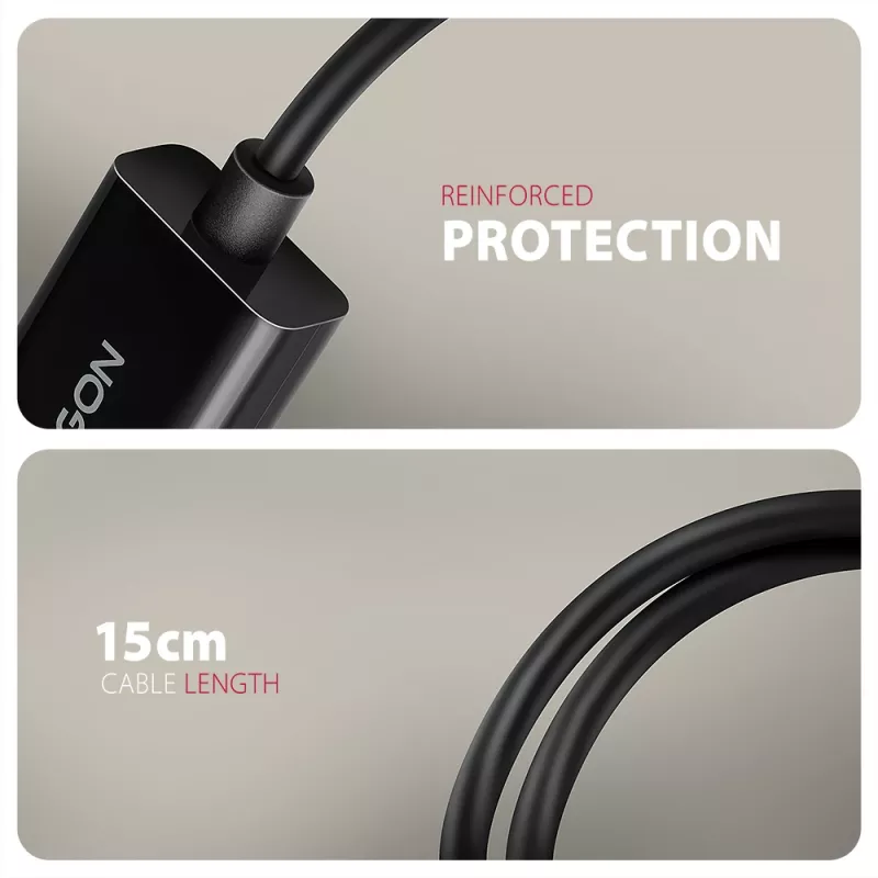 Axagon RVD-HI20N adattatore DisplayPort -> HDMI 2.0b, 4K/60Hz