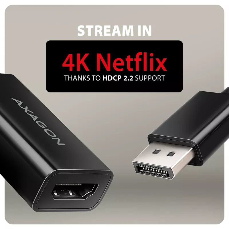 Axagon RVD-HI20N adattatore DisplayPort -> HDMI 2.0b, 4K/60Hz