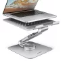 Axagon STND-LR supporto in alluminio con rotazione a 360° per laptop da 10