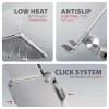 Axagon STND-LR supporto in alluminio con rotazione a 360° per laptop da 10 inch a 17,3 inch. Altezza e inclinazione regolabili.