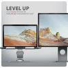 Axagon STND-LR supporto in alluminio con rotazione a 360° per laptop da 10 inch a 17,3 inch. Altezza e inclinazione regolabili.
