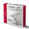 Axagon STND-LR supporto in alluminio con rotazione a 360° per laptop da 10 inch a 17,3 inch. Altezza e inclinazione regolabili.