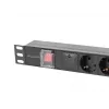 PDU Lanberg PDU-06F-0200-BK 6 uscite AC 1U nero