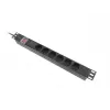 PDU Lanberg PDU-06F-0200-BK 6 uscite AC 1U nero
