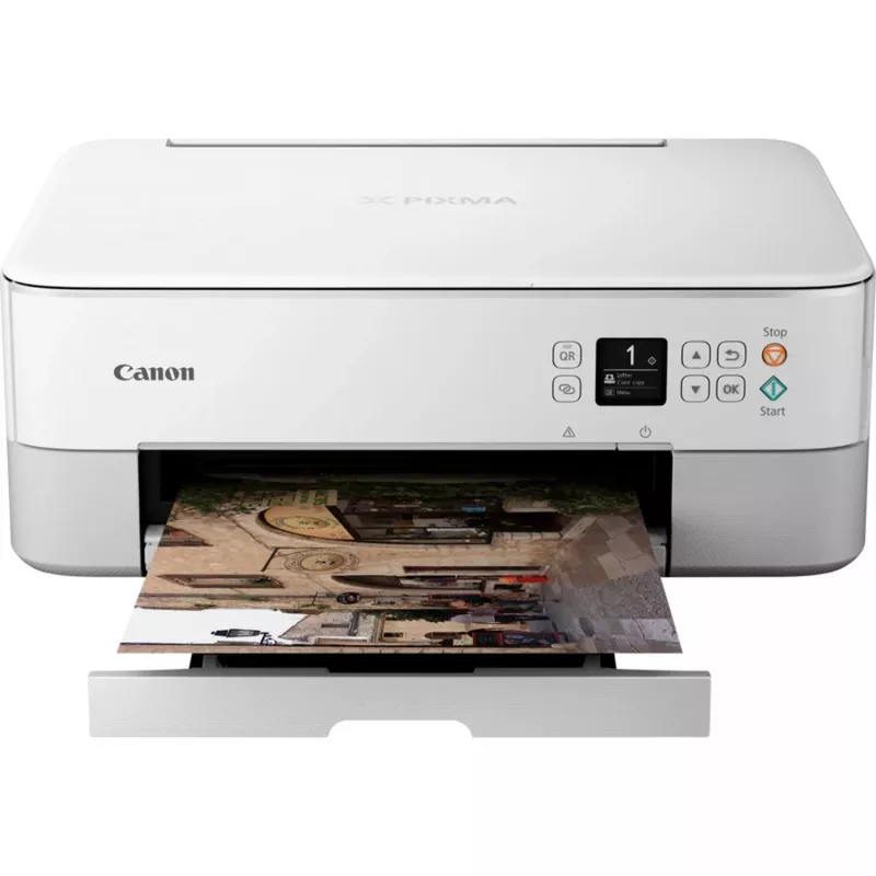 Canon PIXMA TS5351i 4462C106 stampante multifunzione a getto d'inchiostro a colori 3 in 1, A4, 4800 x 1200 DPI, Wi-Fi, fronte-retro, bianca