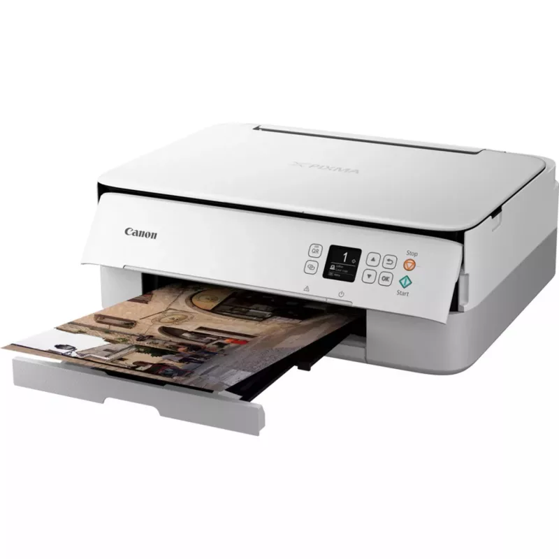 Canon PIXMA TS5351i 4462C106 stampante multifunzione a getto d'inchiostro a colori 3 in 1, A4, 4800 x 1200 DPI, Wi-Fi, fronte-retro, bianca