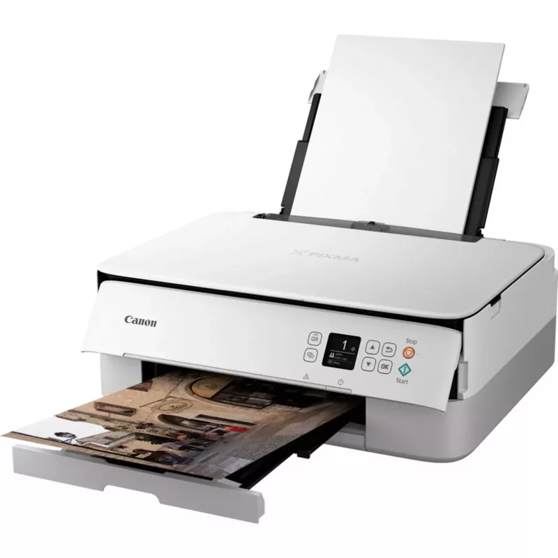 Canon PIXMA TS5351i 4462C106 stampante multifunzione a getto d'inchiostro a colori 3 in 1, A4, 4800 x 1200 DPI, Wi-Fi, fronte-retro, bianca