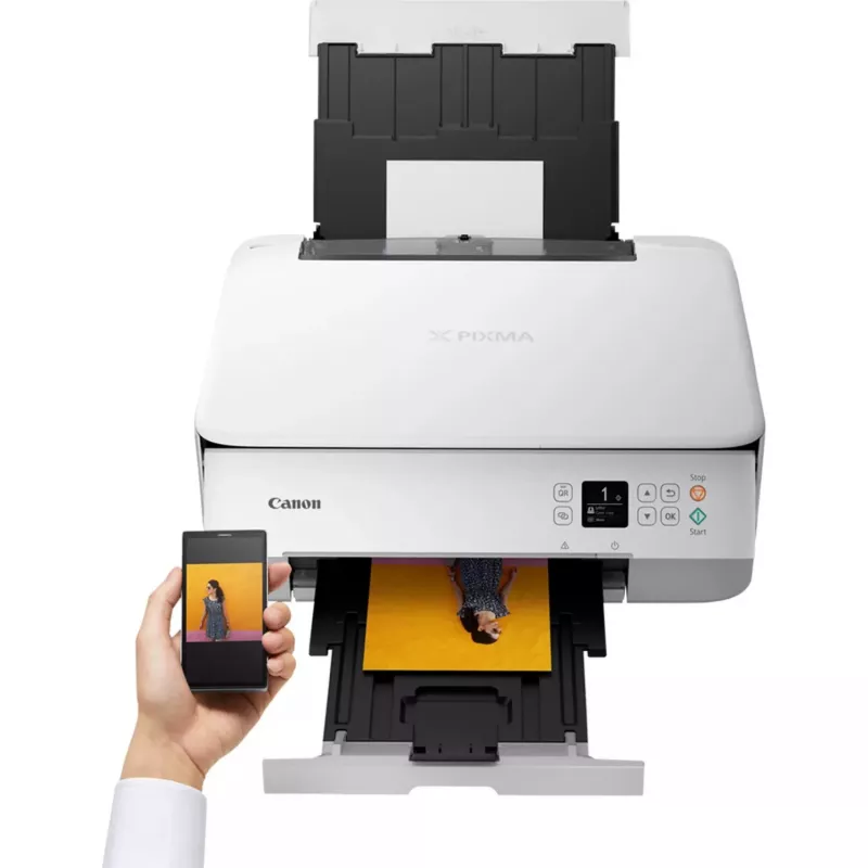 Canon PIXMA TS5351i 4462C106 stampante multifunzione a getto d'inchiostro a colori 3 in 1, A4, 4800 x 1200 DPI, Wi-Fi, fronte-retro, bianca