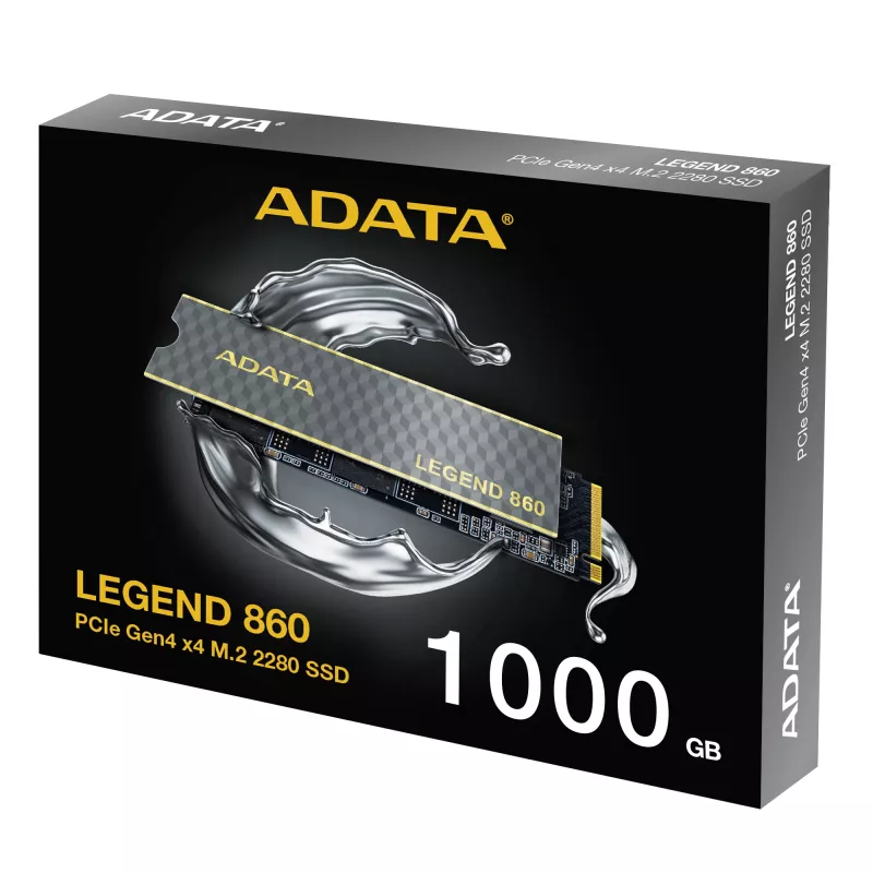 ADATA LEGEND 860 SLEG-860-1000GCS unità a stato solido interna 1 TB M.2 PCI Express 4.0 NVMe 3D NAND