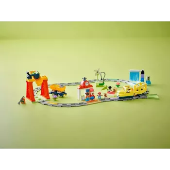 Set trenino giocattolo LEGO DUPLO 10428 Grande treno comunitario interattivo — grande treno interattivo per bambini piccoli