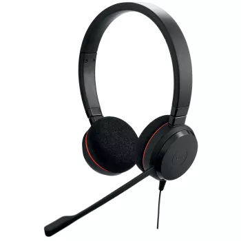 Jabra Evolve 20 cuffie con filo con archetto ufficio/call center USB Type-C / USB Type-A nero