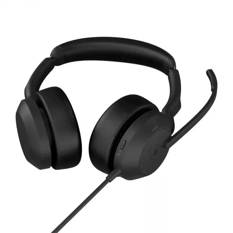 Jabra Evolve2 50 cuffie con filo con archetto ufficio/call center USB Type-C / USB Type-A Bluetooth nero