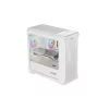 GENESIS Irid 503 Mini Tower trasparente, bianco